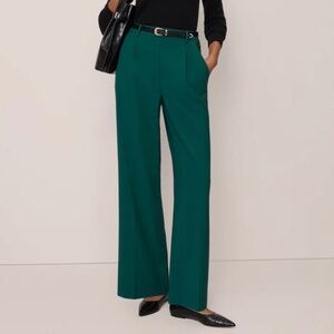 The Side Button Wide Leg Pant